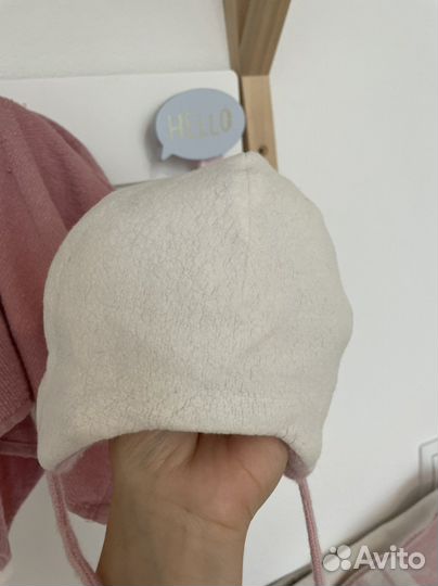 Шапка на девочку на флисе reima
