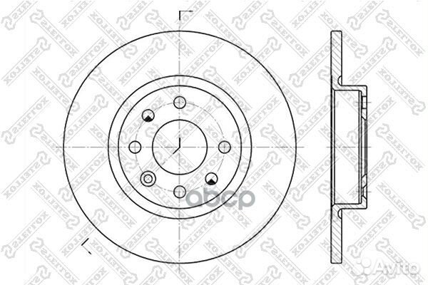 6020-4823-SX диск тормозной передний Volvo 440