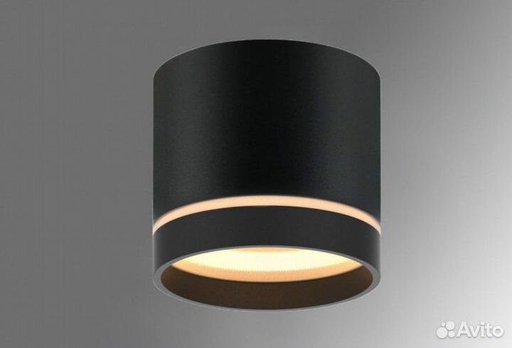 Светильник накладной 2006 GX53 black NEW light