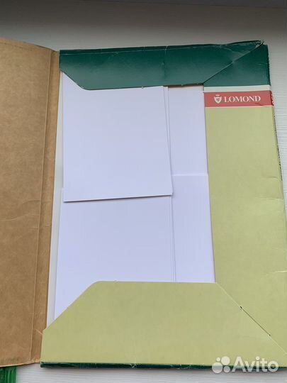 Фотобумага Lomond, папка-прищепка для бумаги