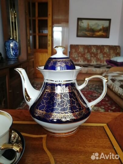 Чайные сервизы кобальтовые