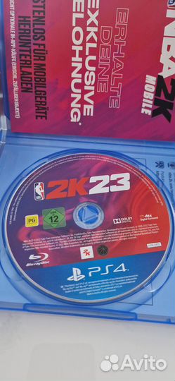 Диск на ps4 nba 2k23