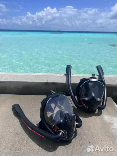 Маска для снорклинга Double