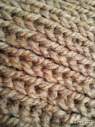 Шарф ручной вязки шерсть