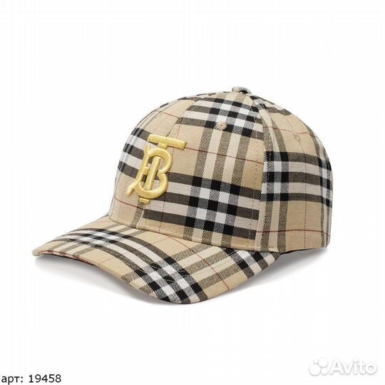 Кепка burberry бежевая