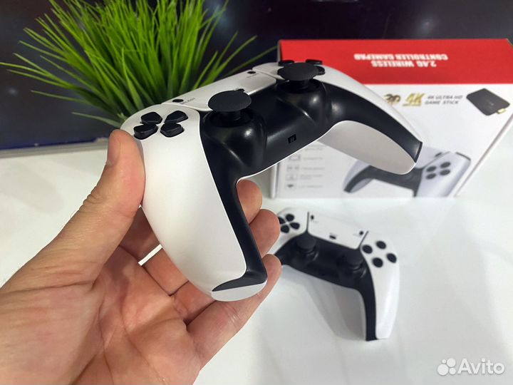 Игровая приставка с джойстиками от PS5 (новая, 4К)