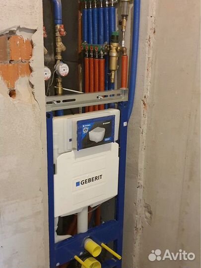 Монтаж инсталляции унитаза