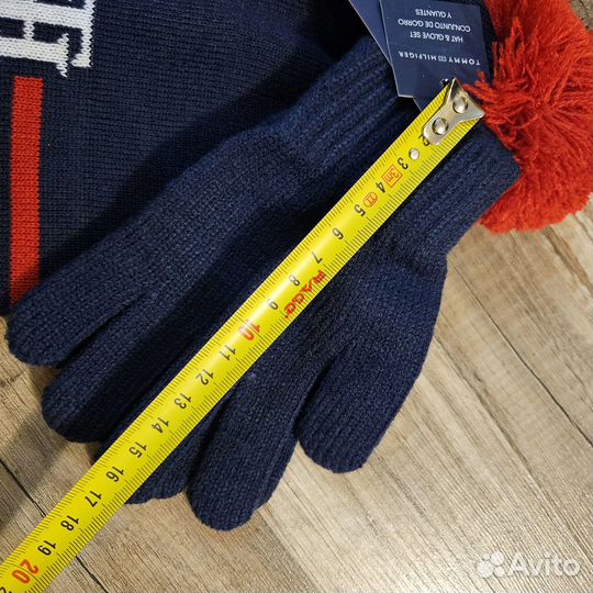 Шапка+перчатки Tommy Hilfiger оригинал