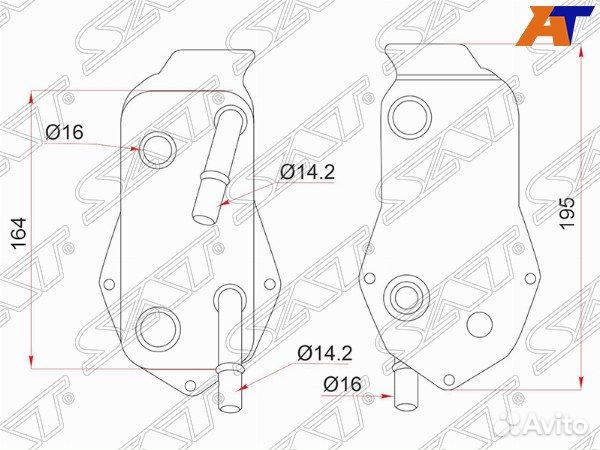 Радиатор масляный BMW 1-series E87 04, BMW 3-serie