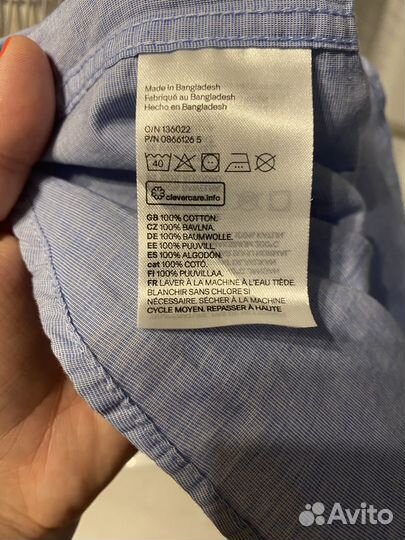 Рубашка для мальчика 128 H&M