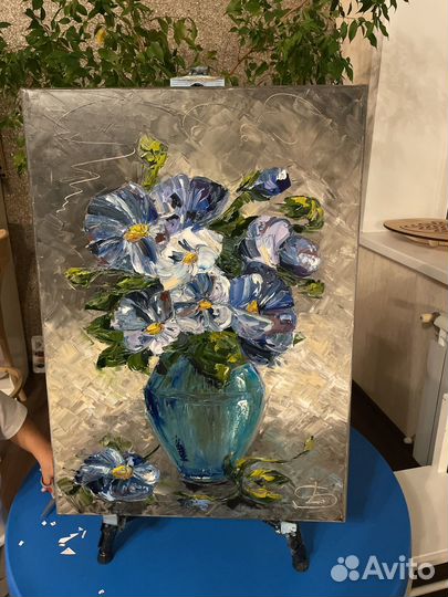 Картина маслом на холсте 50 на 70