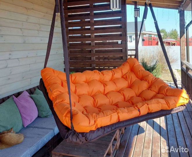 Подушки на качели садовую мебель