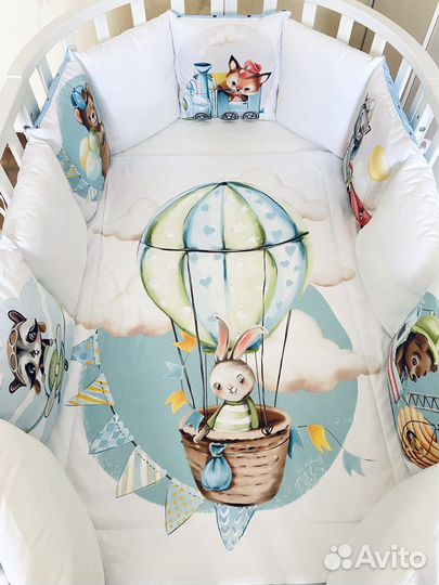 Бортики в кроватку новые