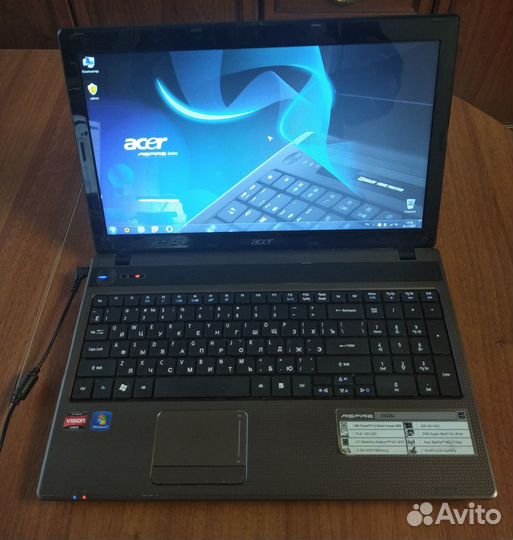 Ноутбук Acer 5552G на SSD+HDD