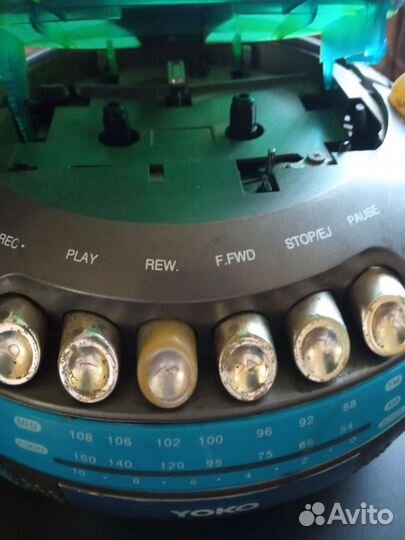 Yoko кассетный магнитофон с радио