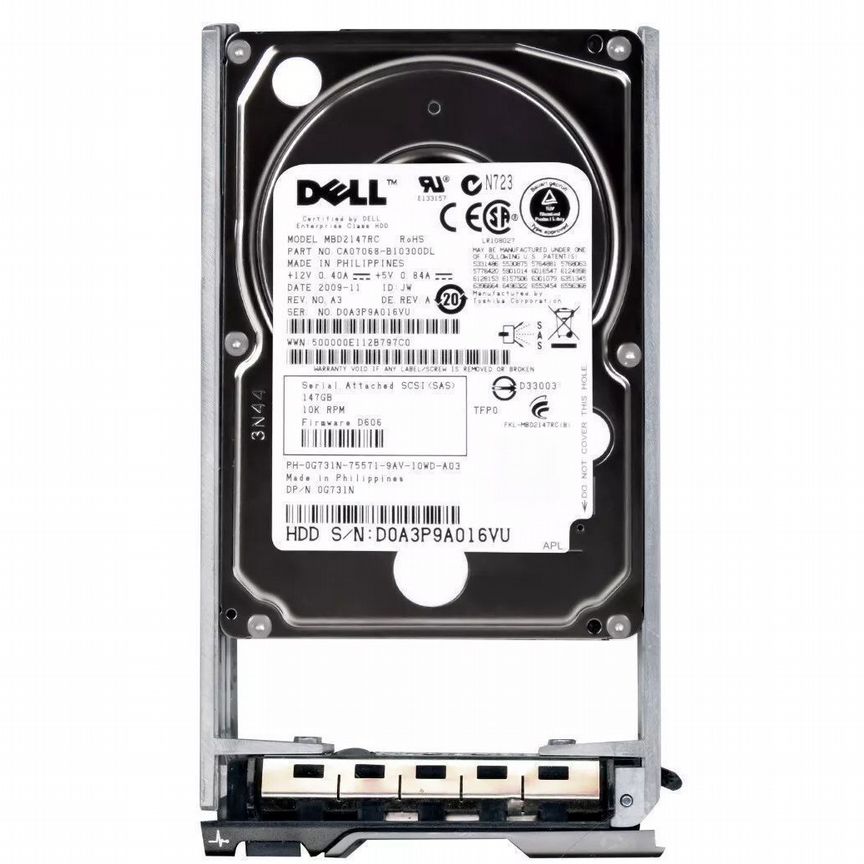 [G731N] Жесткий Диск Dell 146gb Sas 2,5" Hdd G731n