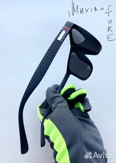 Поляризационные очки матовые чёрные солнцезащитные