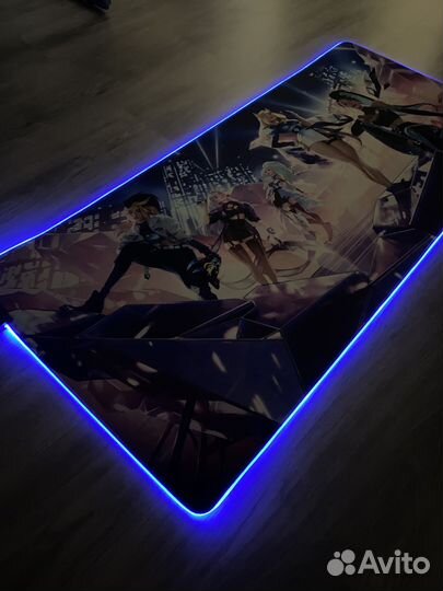 Большой коврик для мыши с подсветкой