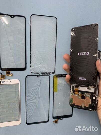 Замена стекла на телефоне