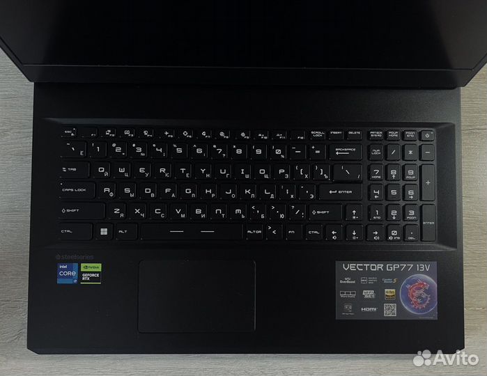 Ноутбук MSI vector gp77