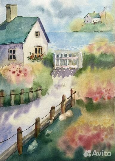 Акварель, размер А4