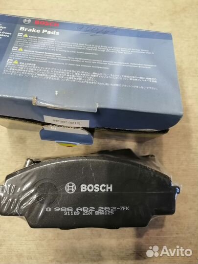 Колодки тормозные Honda Accord CF3 F18B, передние