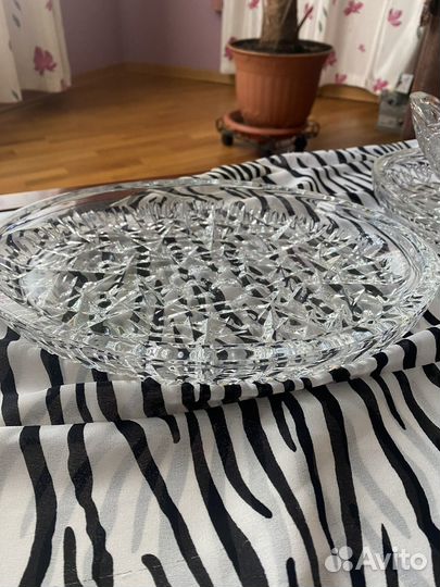 Хрустальная менажница