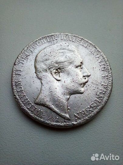 3 марки 1909 и 1911г.Германия, серебро