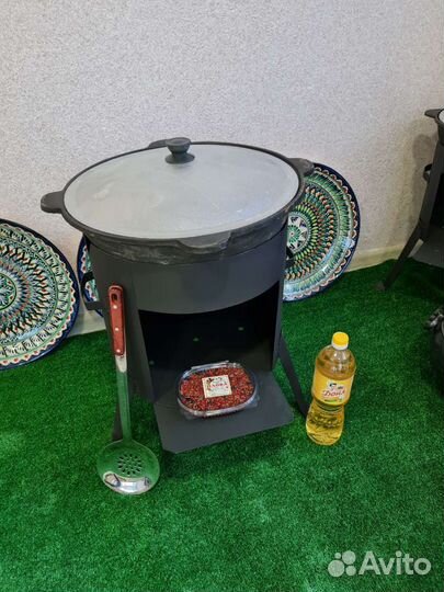 Казан 12 литров с Печкой