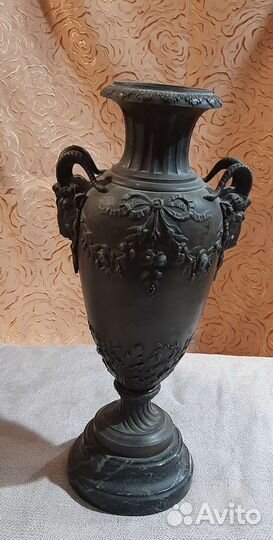 Вазы парные. Шпиатр и мрамор,19 век