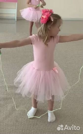 Купальник гимнастический с юбкой пачкой