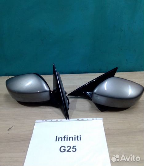 Зеркало 11 пин. Infiniti G25, седан, 2012г