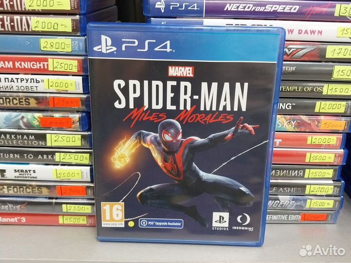 Человек паук майлз моралес ps4/магазин Арбат