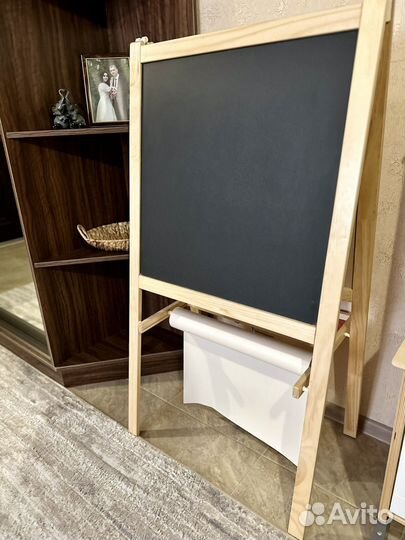 Доска мольберт IKEA Mola трансформер из дерева