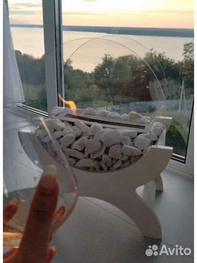 Новый биокамин, напольный камин