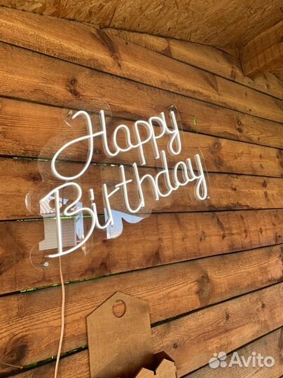 Неоновая вывеска готовая