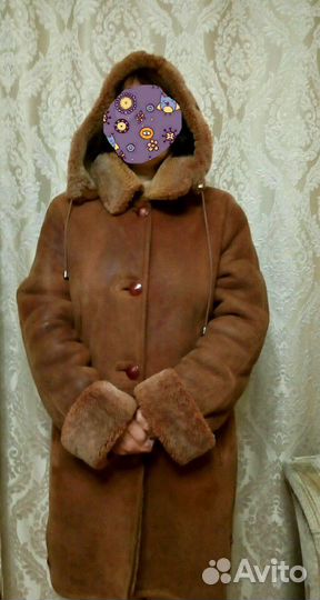 Дубленка, р. 46-48, женская