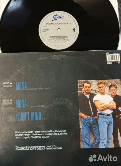 Craig McLachlan And Check 1-2 Mona винил