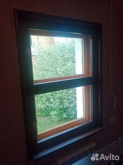 Деревянные окна со стеклопакетом бу