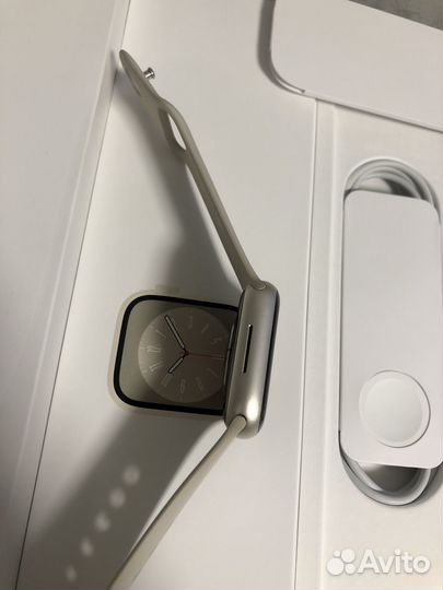 Apple Watch 8 41 mm 100% акб, Гарантия до 02.25