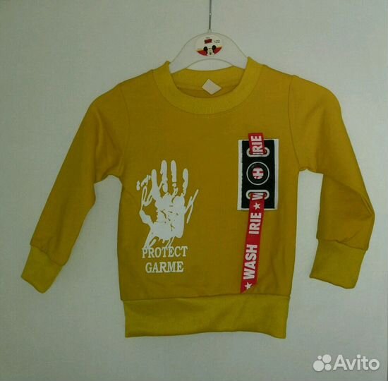 Свитшот,кофта для девочки и мальчика новая 1-4 год