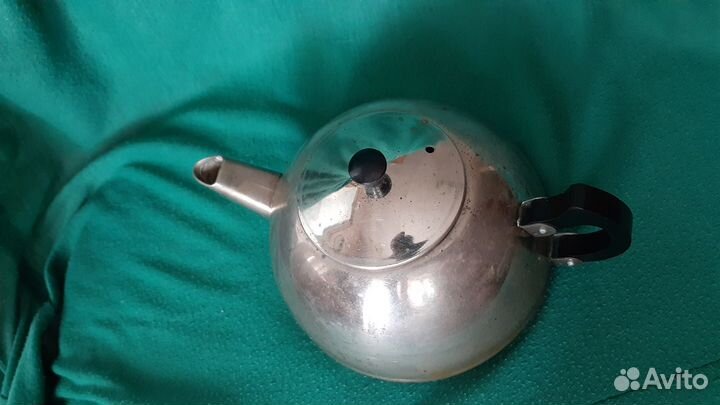 Чайник мельхиоровый мнц,0.75л.оригинал СССР