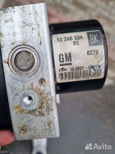 Блок abs на opel astra h