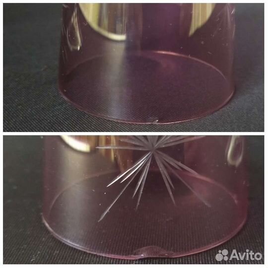 Фужеры, цветное стекло, СССР (№2)