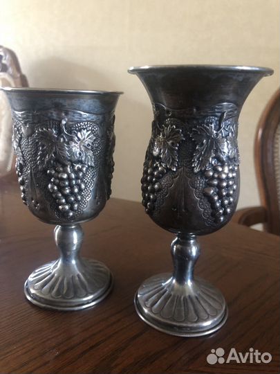 Серебряный бокал, фужер, рюмка