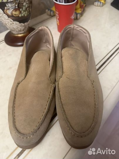 Лоферы Loro piana замша