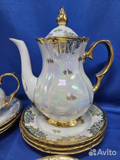 Чайный фарфоровый сервиз гдр