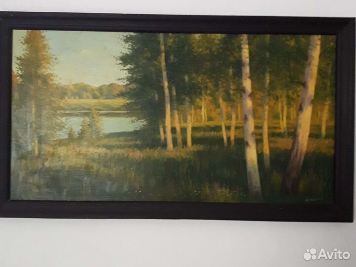 Картина маслом старая