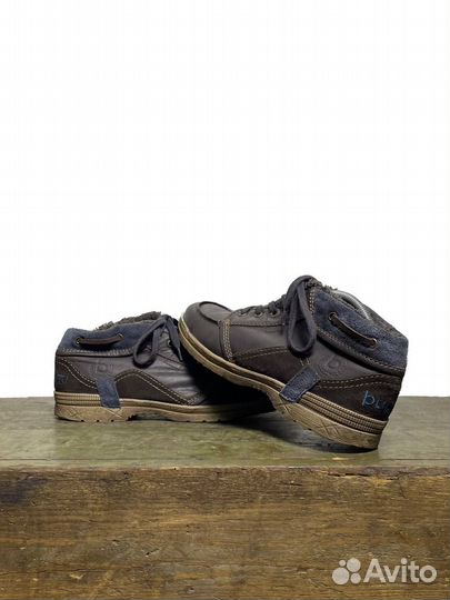 Кожаные ботинки Bugatti с утеплением