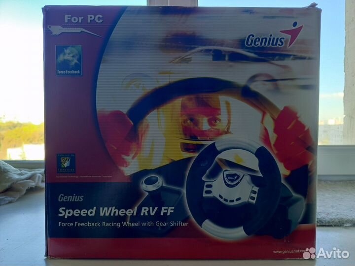 Игровой руль с педалями и коробкой передач